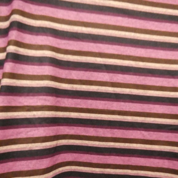 WEEKEND by SUZANNE BETRO | small | Striped Long Sleeve Scoop Neck Shirt | NWOT - Picture 9 of 16